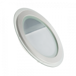 Встроенный светодиодный светильник Круг 18W-4000 GLASS
