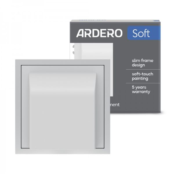 Вивід кабелю Ardero Soft механізм 16A ER161C-W білий