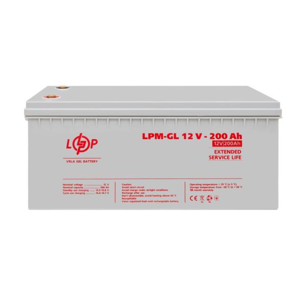 Аккумулятор гелевый  LP LogicPower LPM-GL 12V - 200Ah