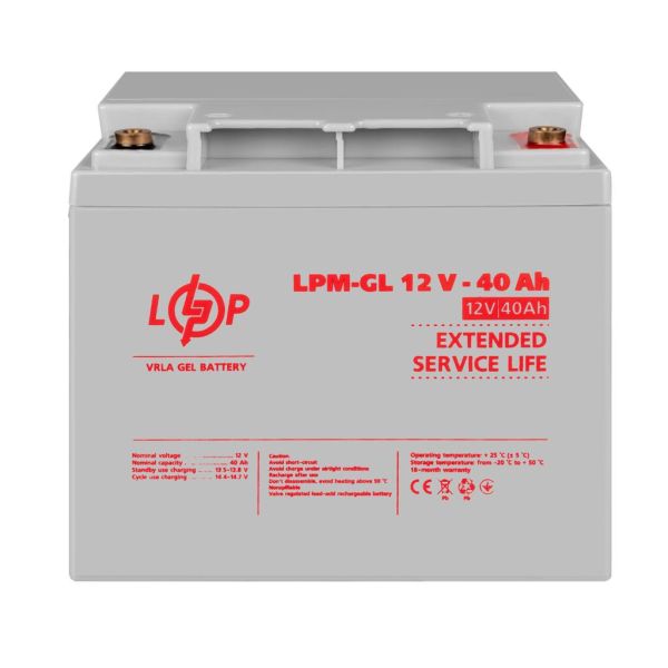 Аккумулятор гелевый LP LogicPower LPM-GL 12V - 40Ah