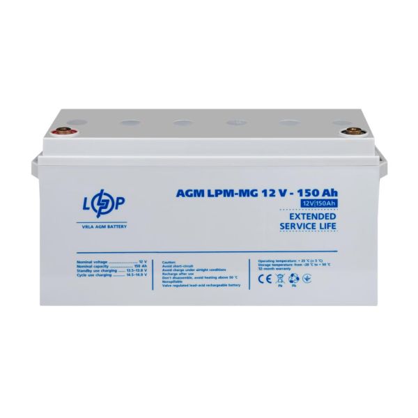 Аккумулятор мультигелевый AGM LP LogicPower LPM-MG 12V - 150Ah