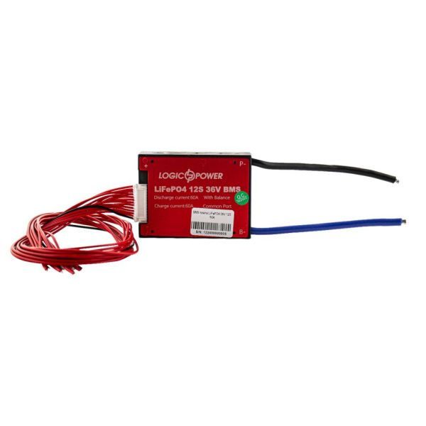 Плата BMS LP LogicPower LiFePO4 36V 12S Dis 60A Ch 30A