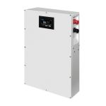 Акумулятор LiFePO4 LP LogicPower 51,2V - 100Ah 5120Wh BMS 100A-50А метал LCD Smart RS485-CAN JK настінний