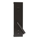 Світильник настінний Violux Bitrix-W USB+TYPE-C бра Led 15W 3000-4200-6000K IP20 чорний