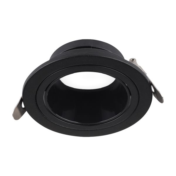 Светильник точечный встроенный Violux Bordo-R 35W GU10 220V IP20 круг черный