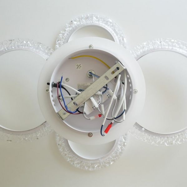 Світильник люстра накладний led Ardero AL6455ARD RAIN 60Вт 3000-6500K з пультом білий