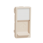 NU946044 Центральна плата RJ45 Keystone/Systimax 1 модуль Schneider Electric Unica New бежевий
