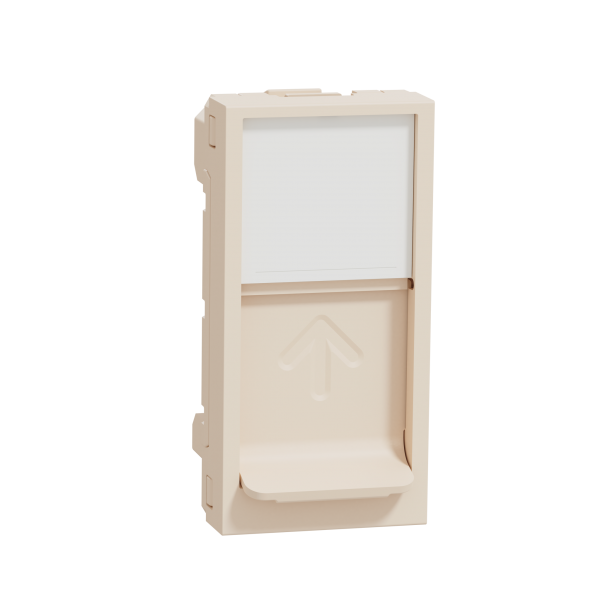 NU946044 Центральна плата RJ45 Keystone/Systimax 1 модуль Schneider Electric Unica New бежевий