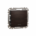 Одноклавішний перемикач Венге Sedna Design Schneider Electric SDD181106