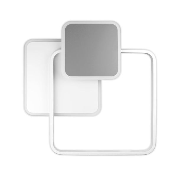 Світильник LED smart TRIO+пульт 80W 3000-6000K IP20 квадрат