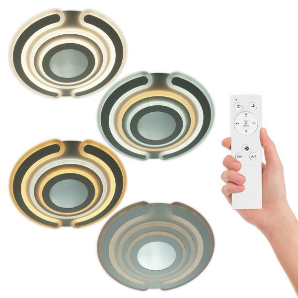 Світильник LED smart MATRIX+пульт 100W 3000-6000K IP20 білий коло