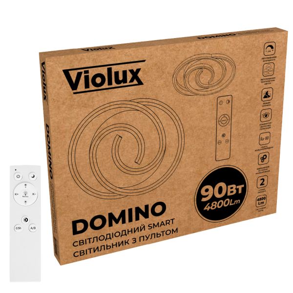 Світильник LED smart DOMINO+пульт коло 90W 3000-5000K IP20