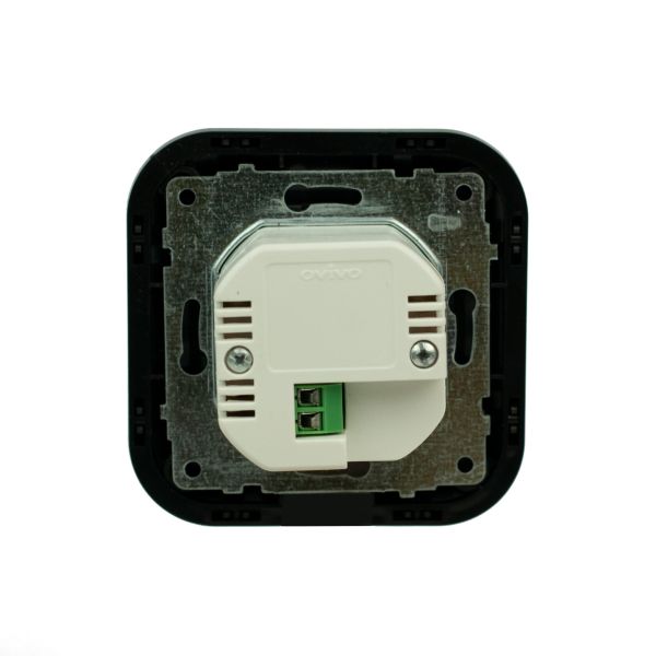 Розетка 1-USB Ovivo Loft антрацит+чорна