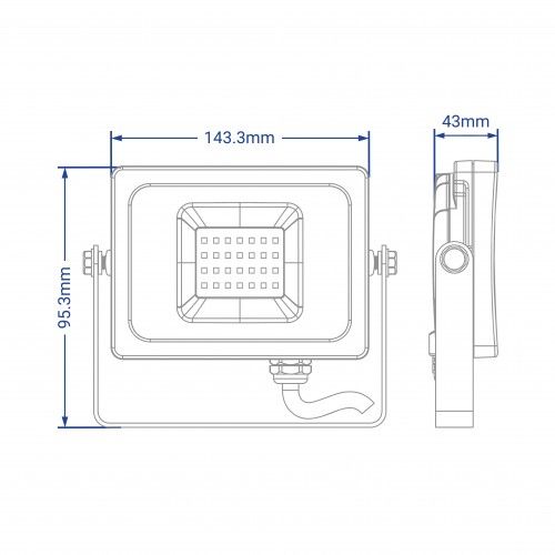 Світлодіодний прожектор Feron LL-9030 30W 6400K IP65