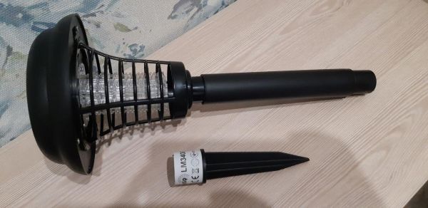 Світильник світлодіодний від комарів газонний Lemanso LM3408 маленький з вимикачем