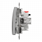 Вимикач для жалюзі Алюміній Sedna Design Schneider Electric SDD113104