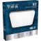 Світильник Led накладний Violux ICE 48W 5000K 220V IP20 квадрат білий