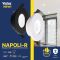 Світильник точковий вбудований Violux Napoli-R 35W GU10 220V IP44 коло чорний