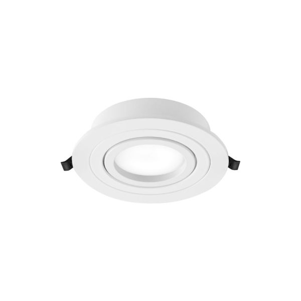 Светильник точечный встроенный Violux Rio-R GU5.3 35W 220V IP20 круг белый