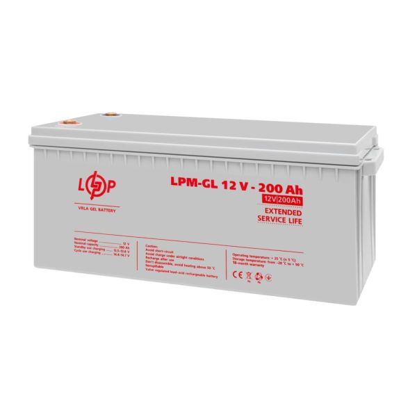 Аккумулятор гелевый  LP LogicPower LPM-GL 12V - 200Ah