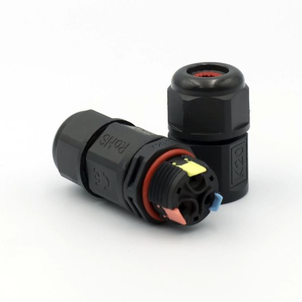 Конектор для кабеля К20 2pin 0,5-4мм2 IP68 Takel