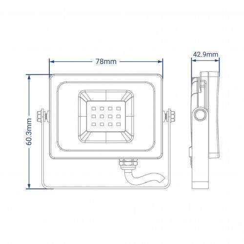 Світлодіодний прожектор Feron LL-9010 10W 6400K IP65