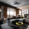 Світильник люстра Ardero led al6494ard Urban 75В 3000-6000К 1800Лм пульт чорний