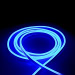 Лента светодиодная неон Neon Lebron L-NS 8x16мм smd2835 120Led 7W-m 220V ІР65 синий 25метров
