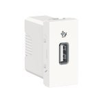 NU342818 Розетка USB 1 модуль білий