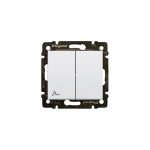 Перемикач двоклавішний ip44 білий Valena Legrand 770098