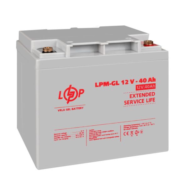Аккумулятор гелевый LP LogicPower LPM-GL 12V - 40Ah