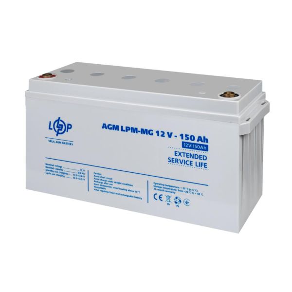 Аккумулятор мультигелевый AGM LP LogicPower LPM-MG 12V - 150Ah