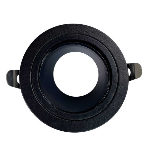 Светильник точечный встроенный Violux Bordo-R 35W GU10 220V IP20 круг черный