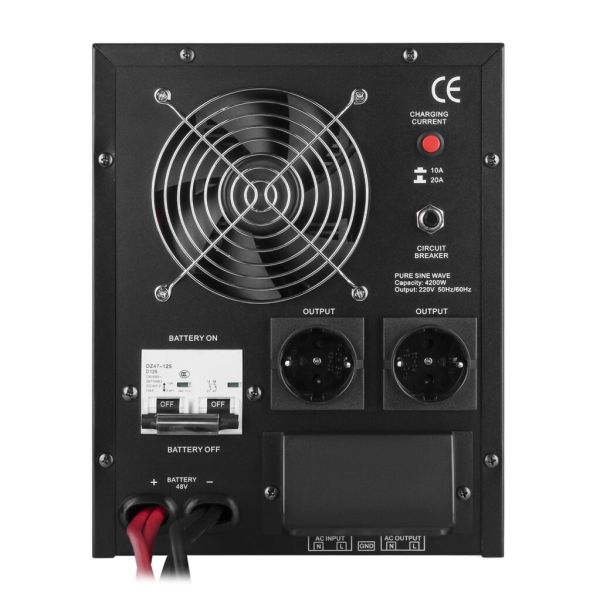 ИБП LP LogicPower LPY-B-PSW-6000VA+ 4200Вт 10A-20A с правильной синусоидой 48V