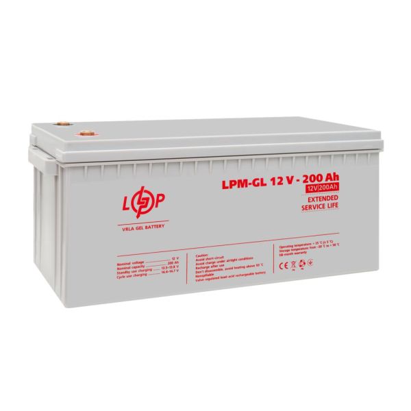 Аккумулятор гелевый  LP LogicPower LPM-GL 12V - 200Ah