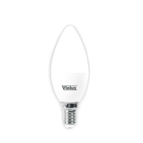 Лампа светодиодная BASIS C37 7W E14 6400K Violux