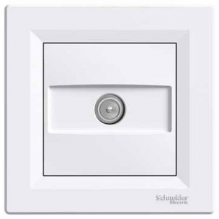 Розетка TV проходная 8dB белая Asfora Schneider Electric EPH3200321