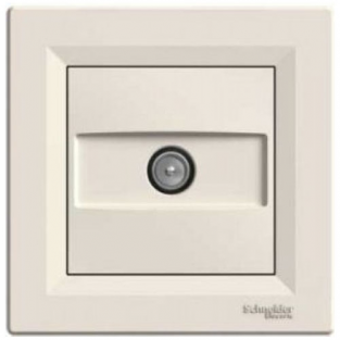 Розетка TV проходная 8dB кремовая Asfora Schneider Electric EPH3200323 