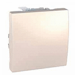 MGU3.203.25 Перемикач прохідний 1-клавішний 2-мод. слонова кістка cх.6 Unica Schneider Electric