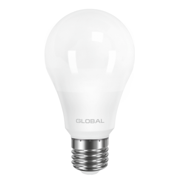 LED лампа GLOBAL A60 10W яскраве світло 4000К 220V E27 AL (1-GBL-264)