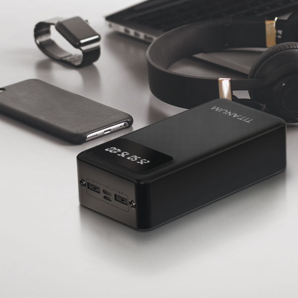 Повербанк 30000mAh TITANUM OL03 Black