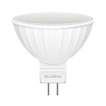 Светодиодная LED лампа GLOBAL MR16 3W теплый свет 3000К GU5.3 (1-GBL-211)