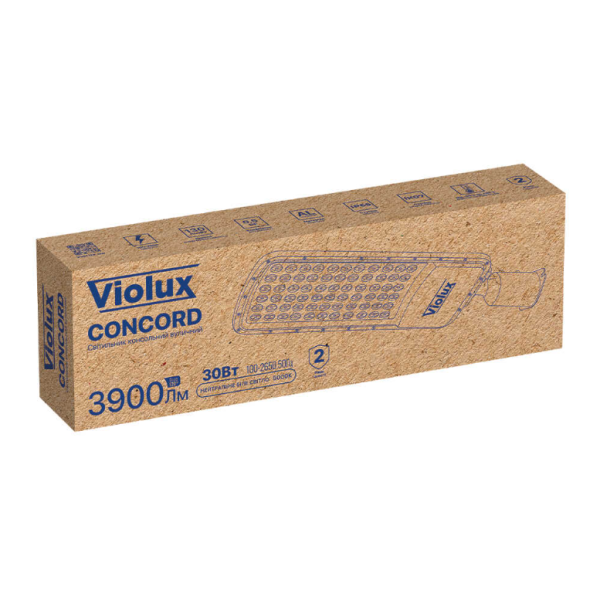 Cветильник консольный уличный Violux Concord Led 30W 3900Lm 5000K IP65 алюминий