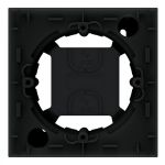 Коробка для наружного монтажа розеток и выключателей Ardero EF111-B Soft IP20 черный