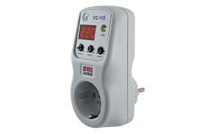 Реле напруги в розетку 16А 3,5кВт Volt Control Новатек VC-115
