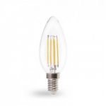 Лампа светодиодная свеча 6W E14 4000K filament Feron LB-158 C37