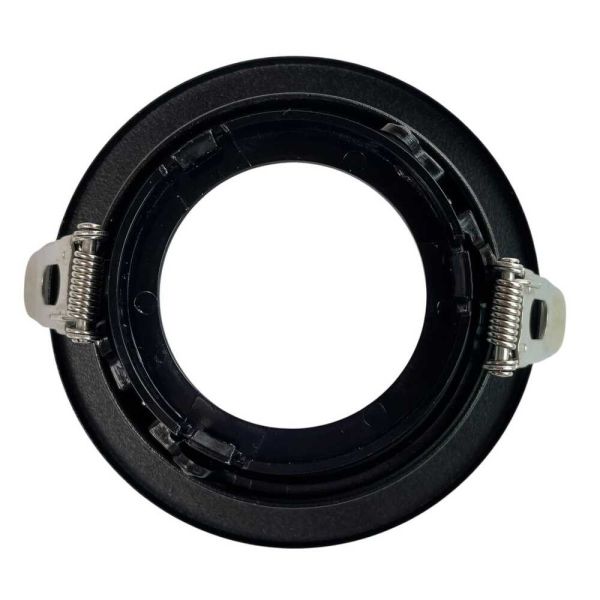 Светильник точечный встроенный Violux Bordo-R 35W GU10 220V IP20 круг черный