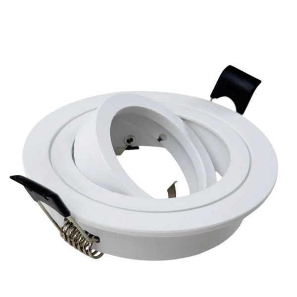 Светильник точечный встроенный Violux Rio-R GU5.3 35W 220V IP20 круг белый