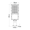 Cветильник консольный уличный Violux Concord Led 30W 3900Lm 5000K IP65 алюминий
