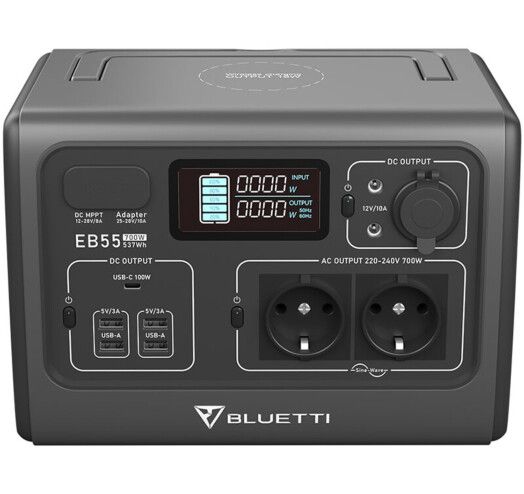 Портативний зарядний пристрій BLUETTI PowerOak EB55 Portable Power Station 700W 537Wh